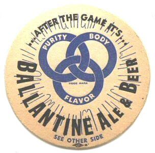 1941 Ballantine Beer Coasters